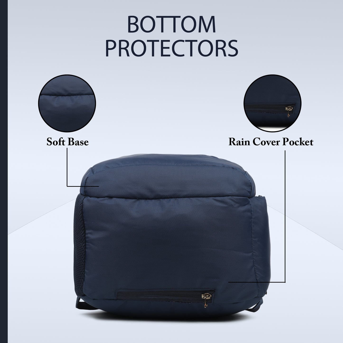 Fbi Water Resistant Adjustable Strap High Quality Padded Mesh Soft Shoulder Strap Water Bottle Pocket 35L Backpack Fbi-177-Grey